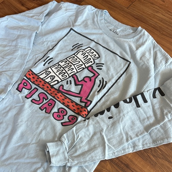 Keith Herring  PISA 89 Graphic Long Sleeve Shirt - Picture 4 of 6